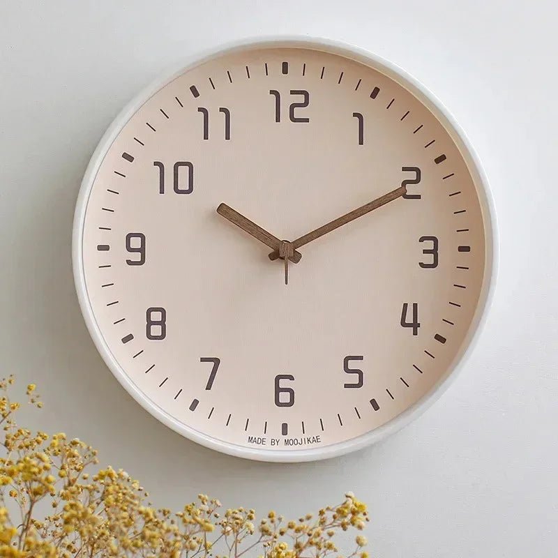 Horloge murale en bambou avec mouvement à quartz silencieux 25 ou 30 cm - Hommfer