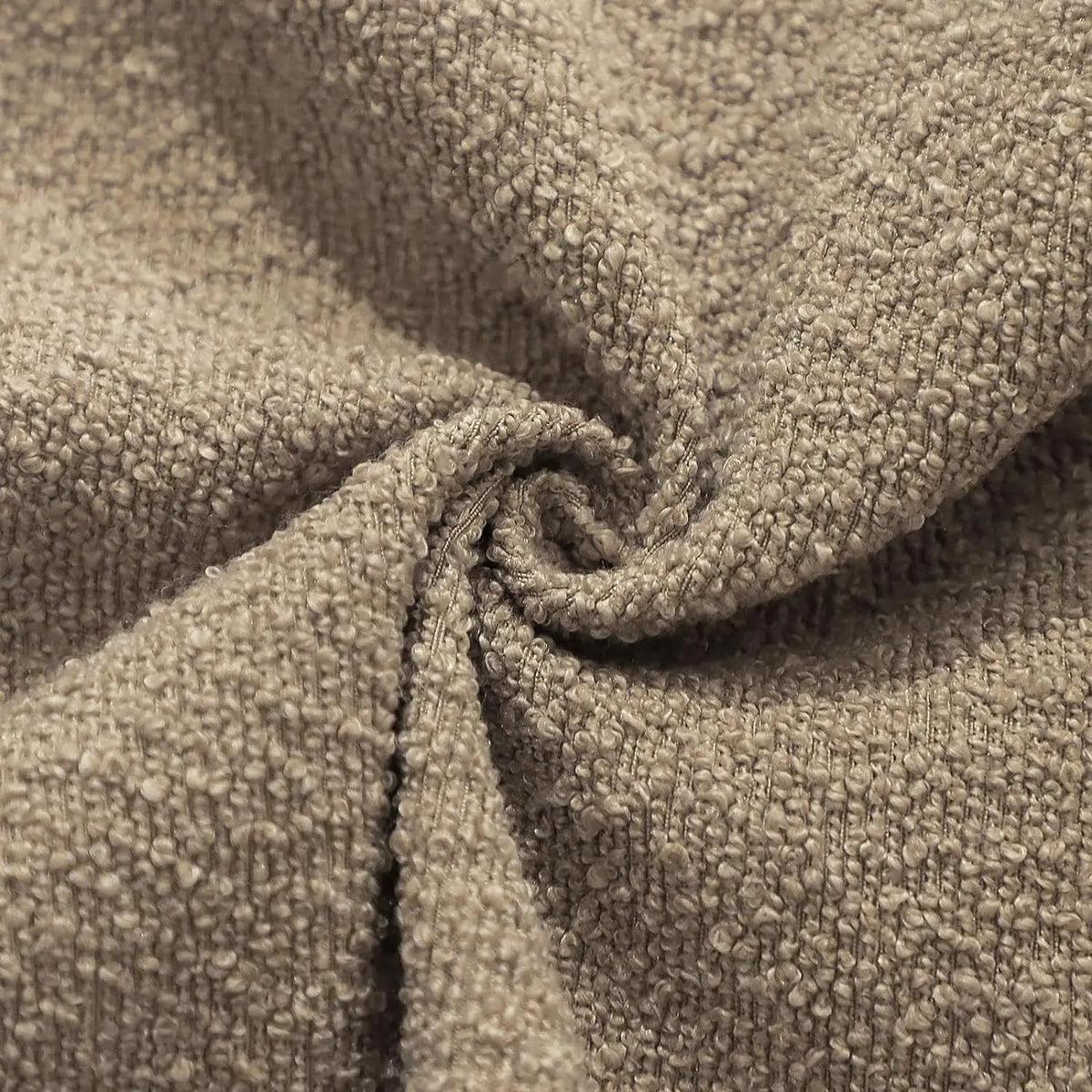 Housse de coussin en bouclé doux 45x45 cm avec fermeture éclair invisible pour canapés et lits, 12 couleurs - Hommfer