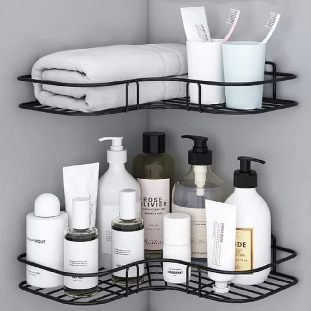 JardinLys - Rangement d’Angle pour Salle de Bain - Hommfer