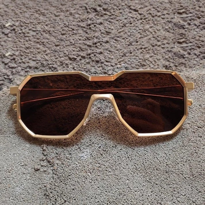 Liora Lunettes de soleil steampunk à protection UV400 et monture résistante aux chocs pour un confort toute la journée - Hommfer