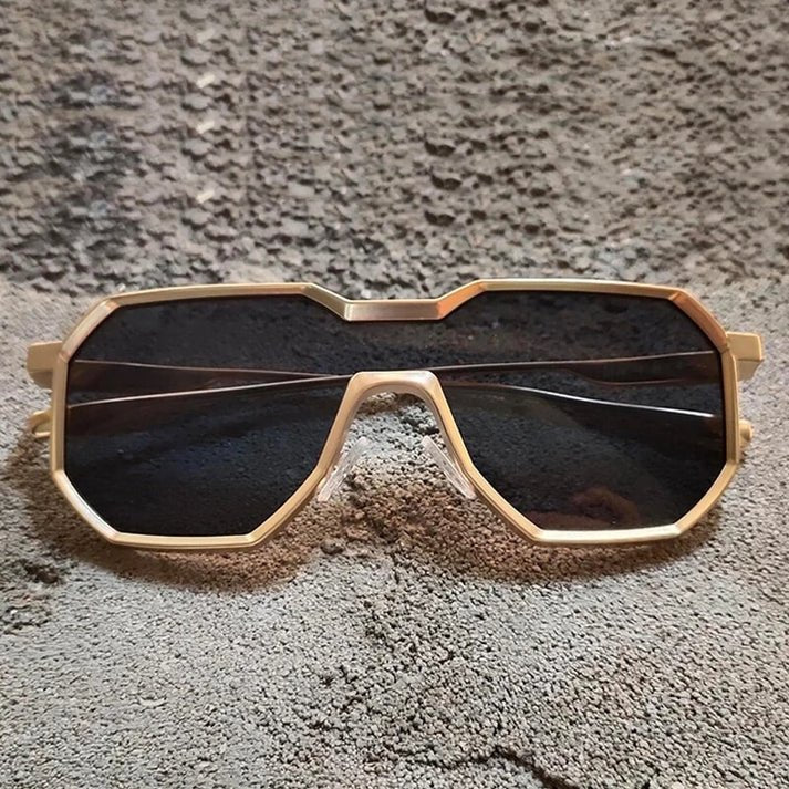 Liora Lunettes de soleil steampunk à protection UV400 et monture résistante aux chocs pour un confort toute la journée - Hommfer