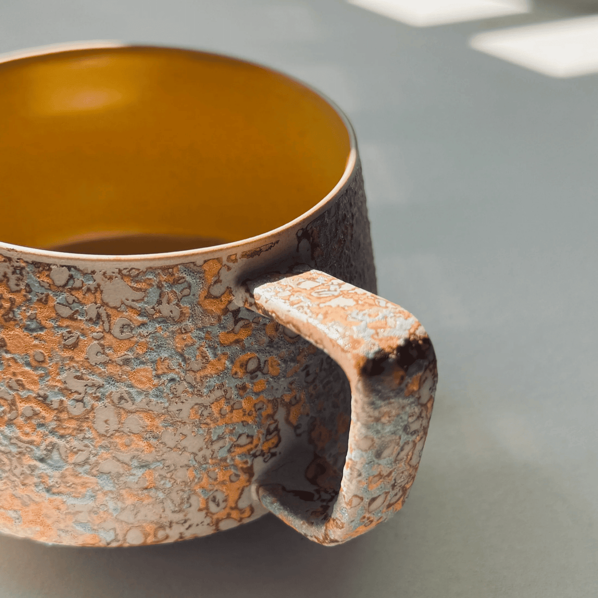Lot de 6 Tasses en Grès Émaillé pour Café et Thé, env. 300 ml - Hommfer