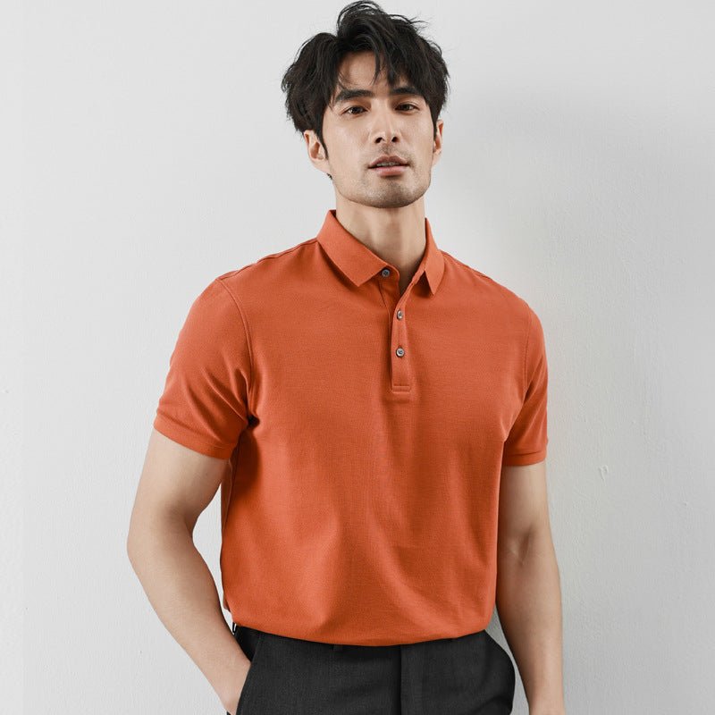 Lucien Polo en coton bio à maille légère extensible et respirante pour les journées chaudes - Hommfer