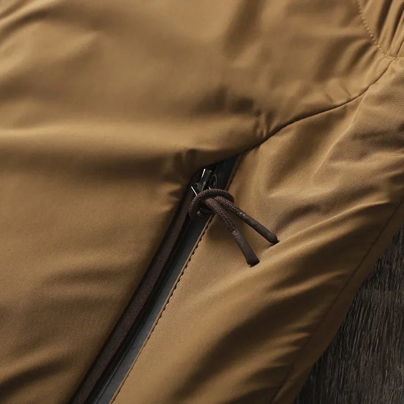Lumiac Gilet matelassé réversible en tissu léger déperlant avec poches zippées pour chaleur au quotidien - Hommfer