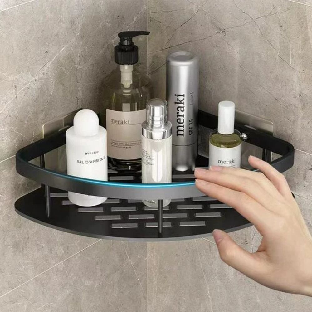 LuneVerte - Étagère Douche en Aluminium Moderne - Hommfer