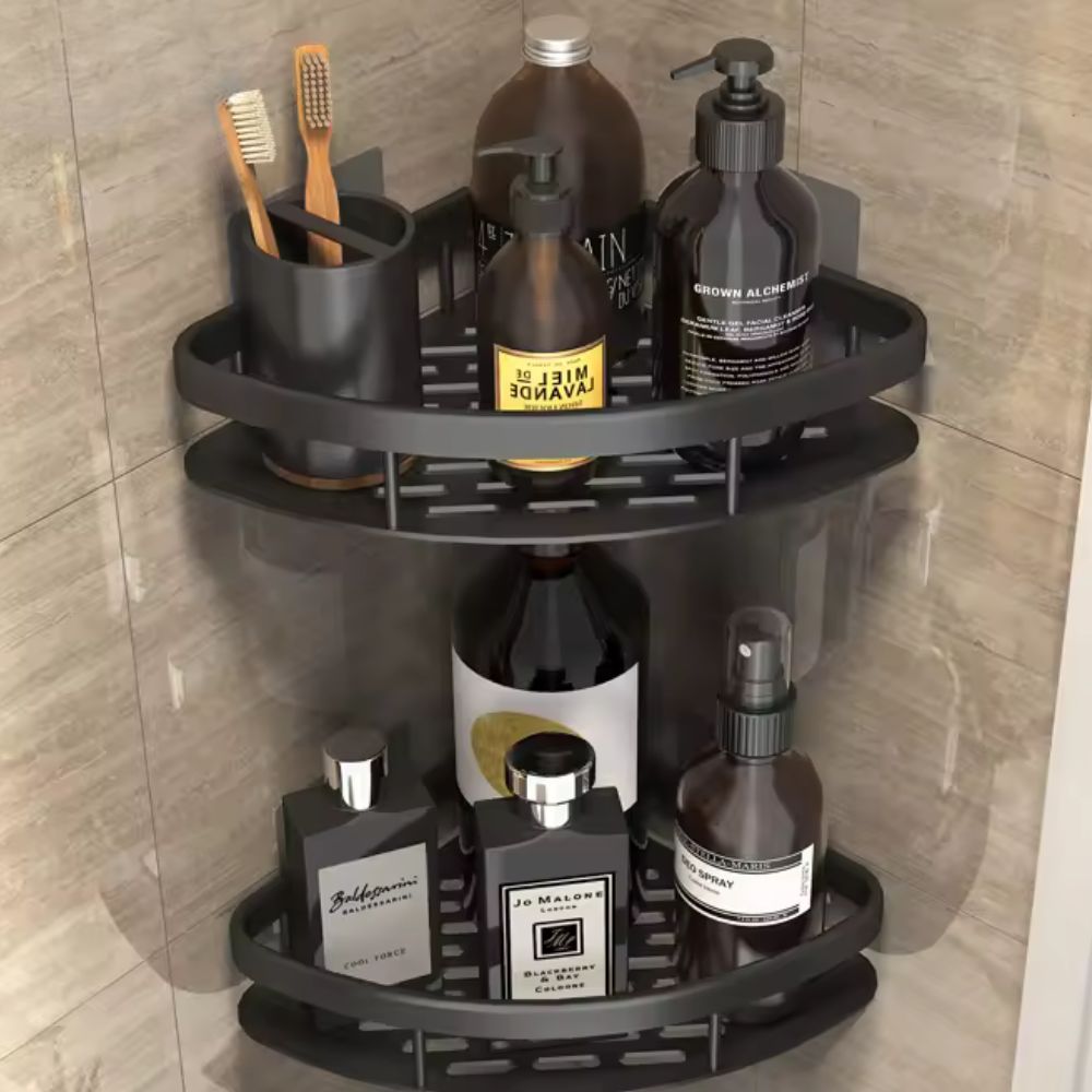 LuneVerte - Étagère Douche en Aluminium Moderne - Hommfer