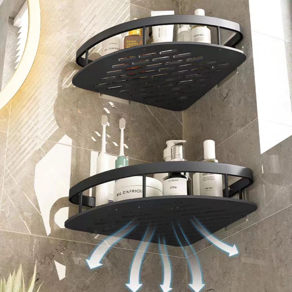 LuneVerte - Étagère Douche en Aluminium Moderne - Hommfer