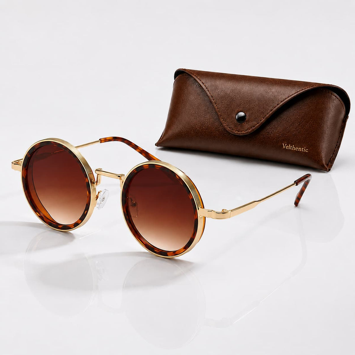Lyra Lunettes de soleil polarisées UV400 en métal et acétate bi-matière pour réduction de l’éblouissement unisexe - Hommfer