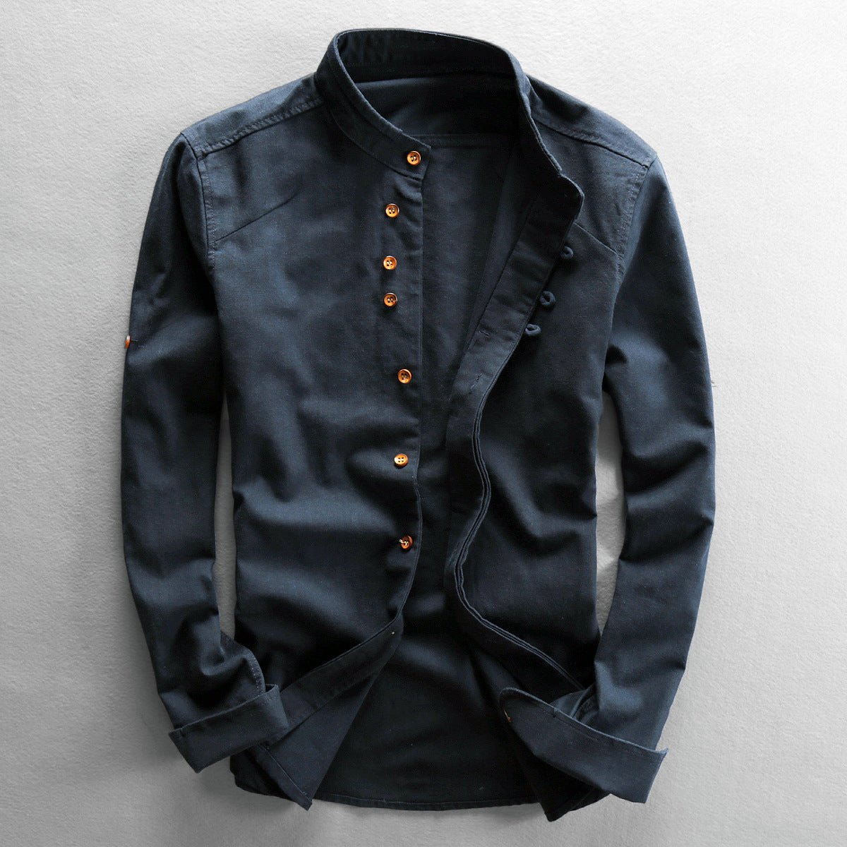 Lysandre Chemise en Coton Biologique et Lin inspirée du Japon pour un style épuré au quotidien - Hommfer