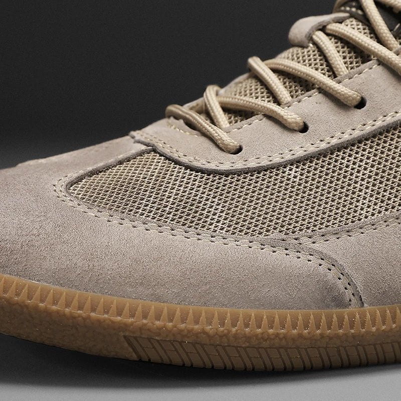 Marceau Baskets en cuir italien légères et respirantes avec semelle antidérapante durable pour un confort quotidien - Hommfer
