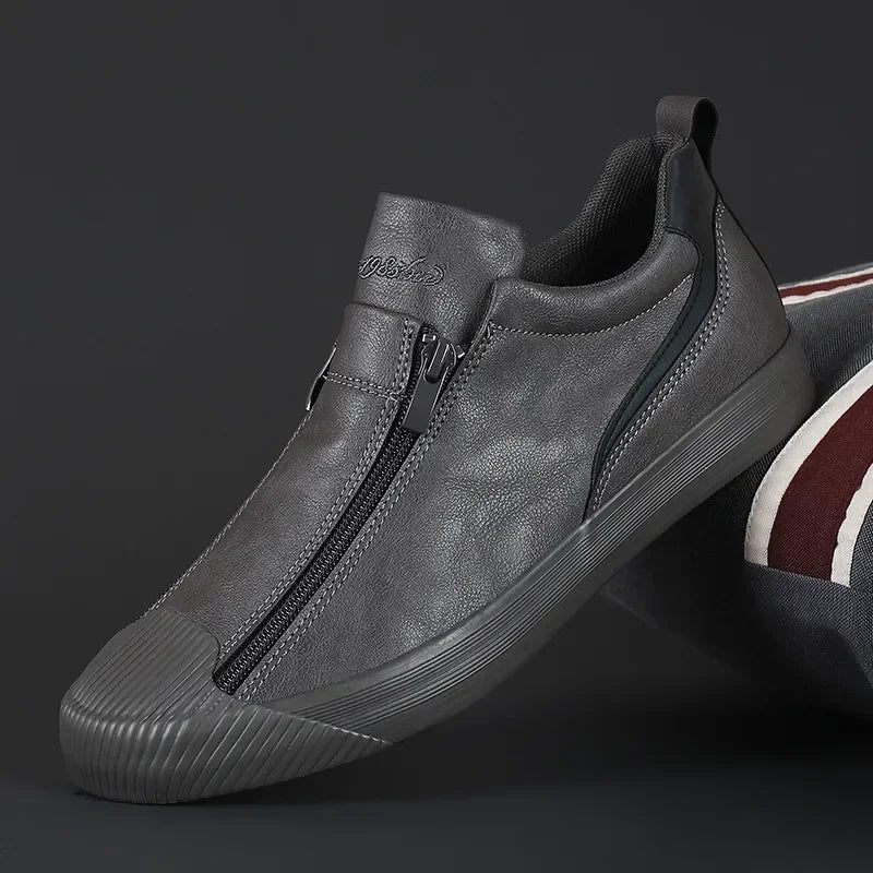 Marceau Baskets en cuir véritable pour un confort tout au long de la journée - Hommfer