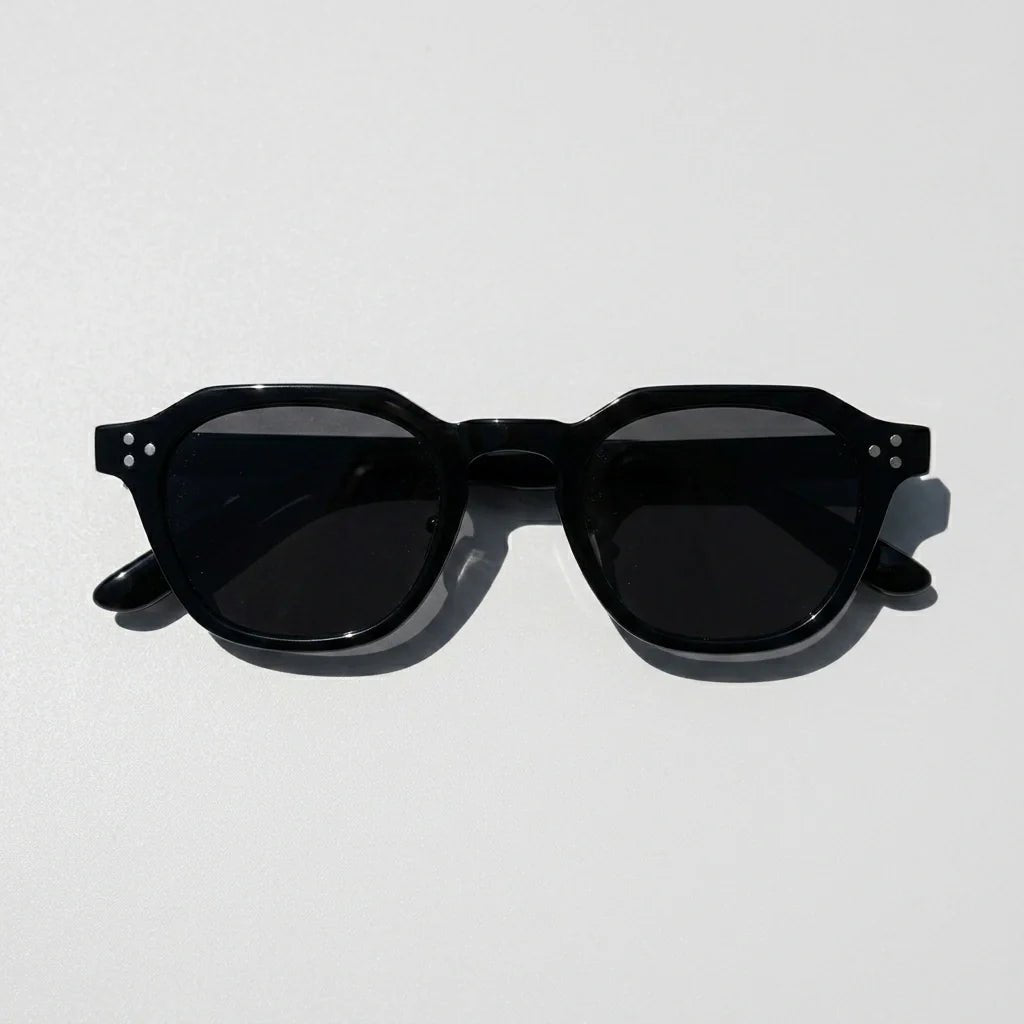 Marceau Lunettes de soleil unisexes à monture TR90 légère et résistante, verres CE UV400 pour un port quotidien - Hommfer