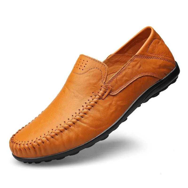 Marceau Mocassins en cuir 100% véritable pour marcher confortablement au quotidien - Hommfer