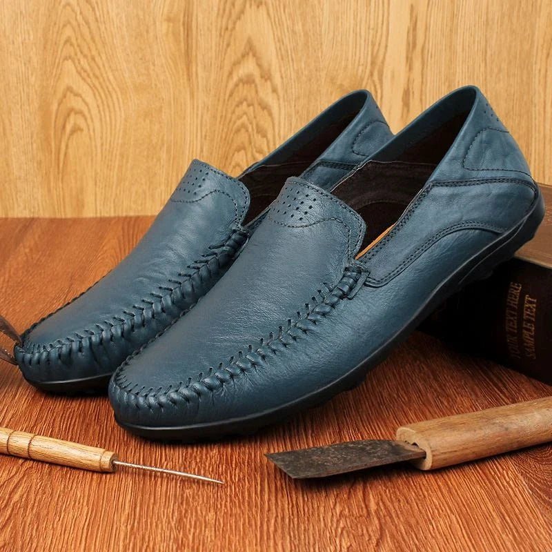 Marceau Mocassins en cuir 100% véritable pour marcher confortablement au quotidien - Hommfer
