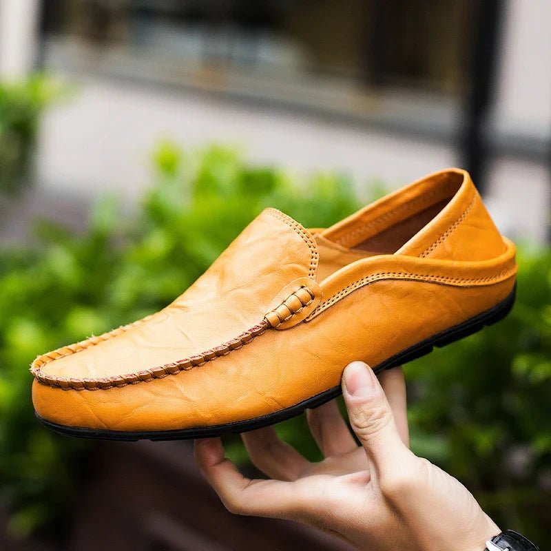 Marceau Mocassins en cuir véritable pour un confort de marche quotidien - Hommfer