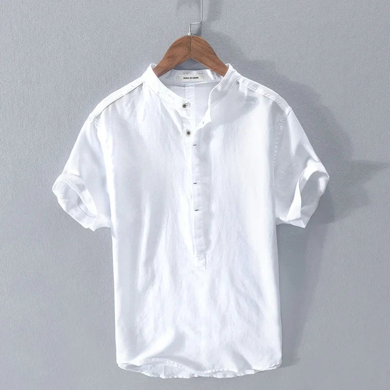Mistral Chemise en Lin et Coton Respirante et Anti-odeurs pour Temps Chaud - Hommfer