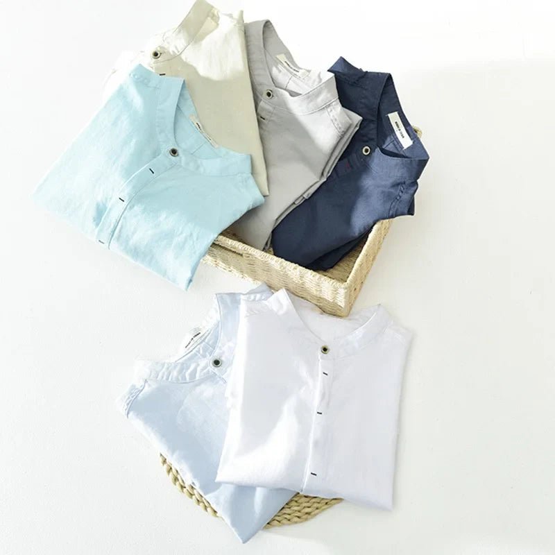 Mistral Chemise en Lin et Coton Respirante et Anti-odeurs pour Temps Chaud - Hommfer
