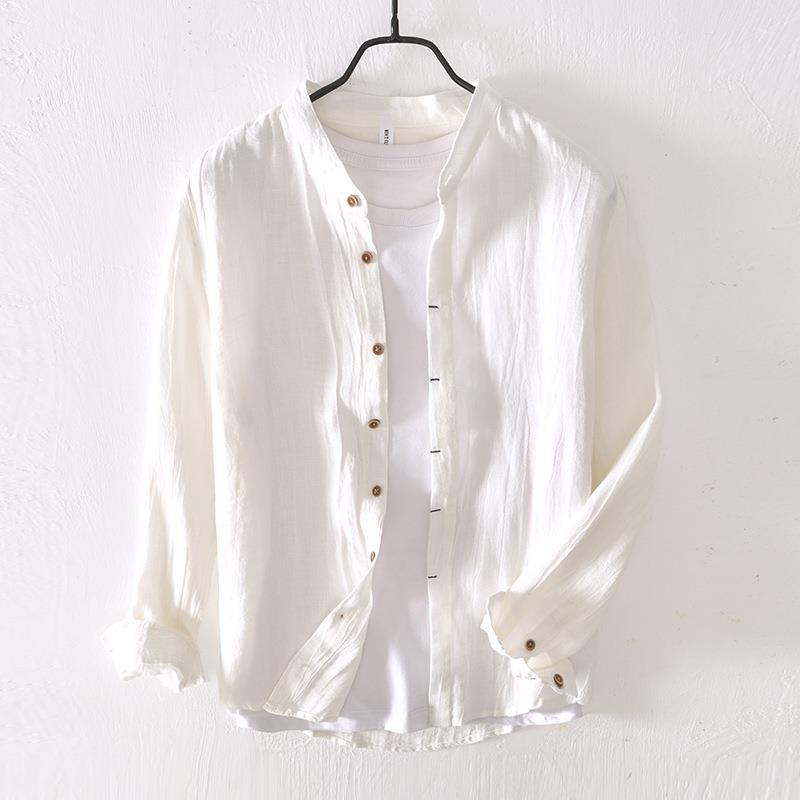 Monceau Chemise en Lin 100% Coupe Décontractée pour Confort Respirant au Quotidien - Hommfer