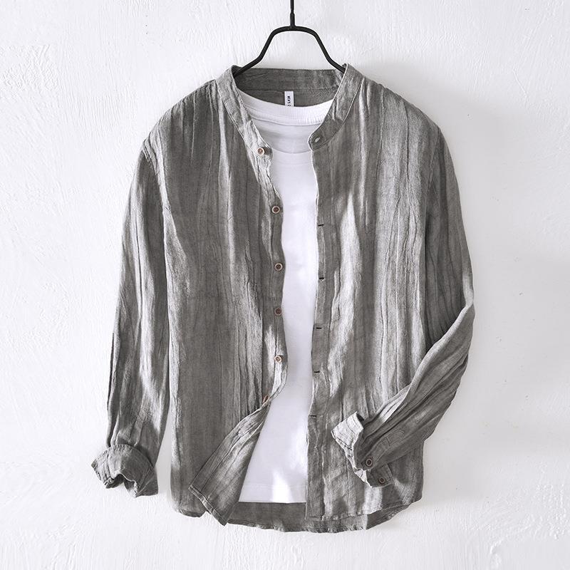 Monceau Chemise en Lin 100% Coupe Décontractée pour Confort Respirant au Quotidien - Hommfer