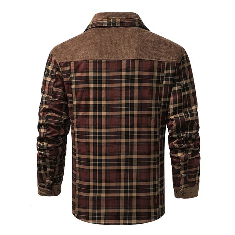 Montfort Veste en Coton Doublée Polaire Multipoches pour Temps Froid - Hommfer