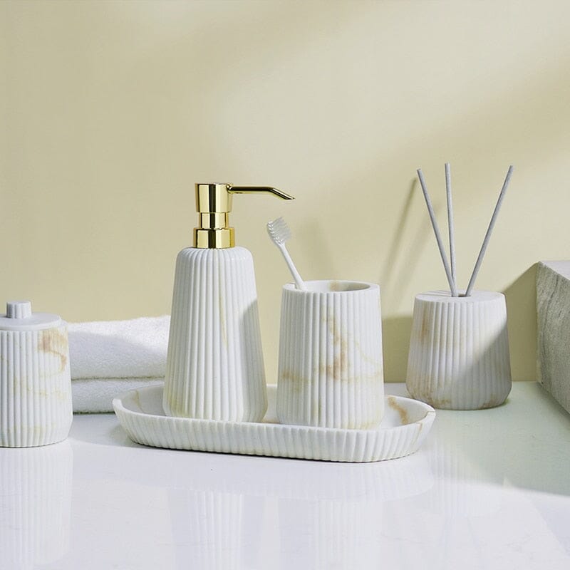 Raine Sandstone Bathroom Accessories - Hommfer