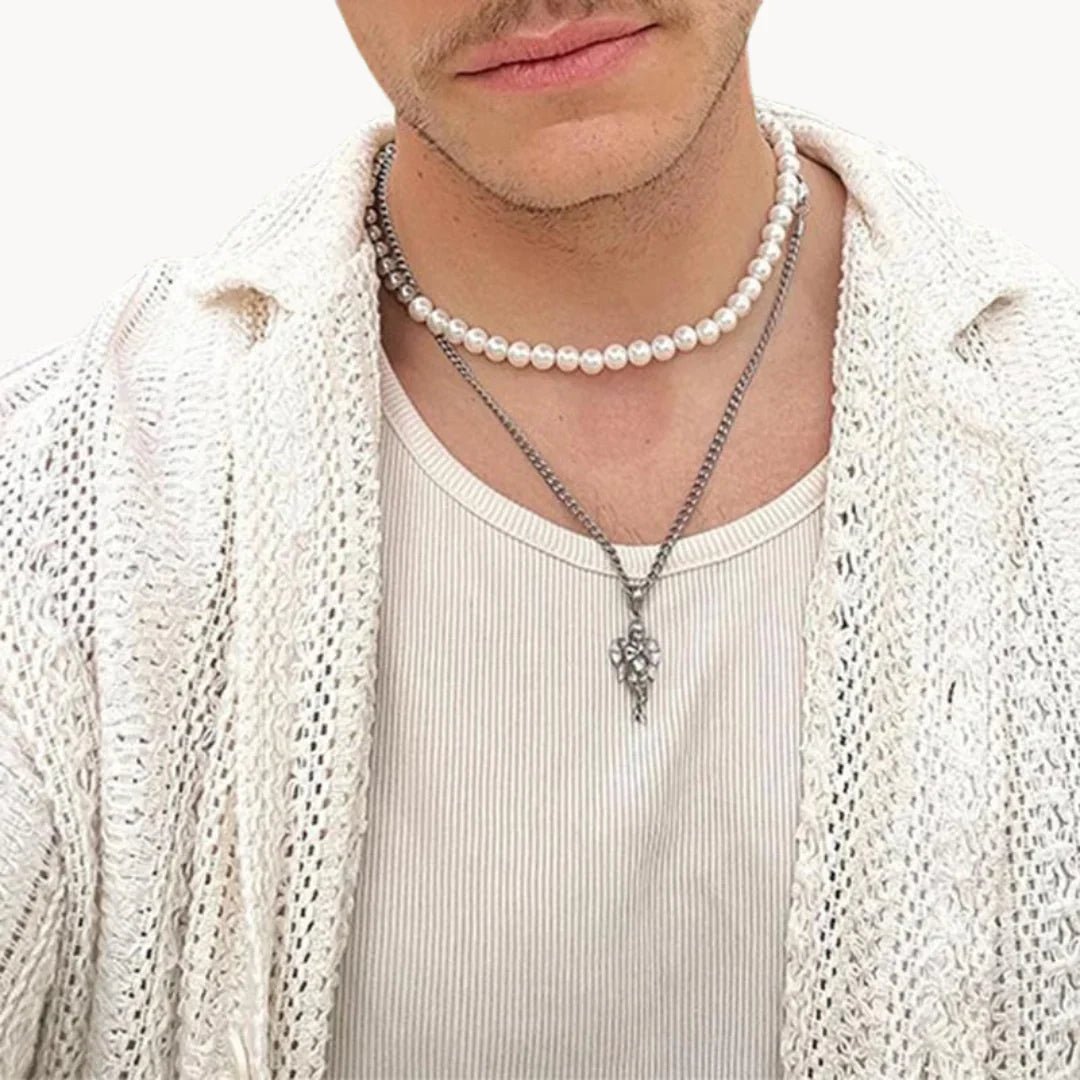 Riviera Chemise en polyester à tissage ajouré respirant pour rester au frais par temps chaud - Hommfer