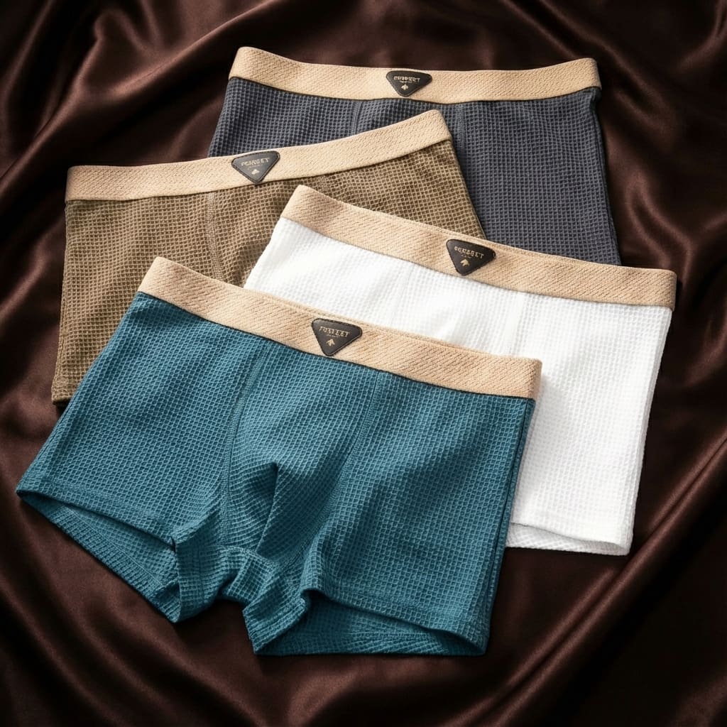 Rowan Boxer Briefs in 100% Organic Viscose with Antibacterial, Moisture‑Wicking Fabric - Hommfer