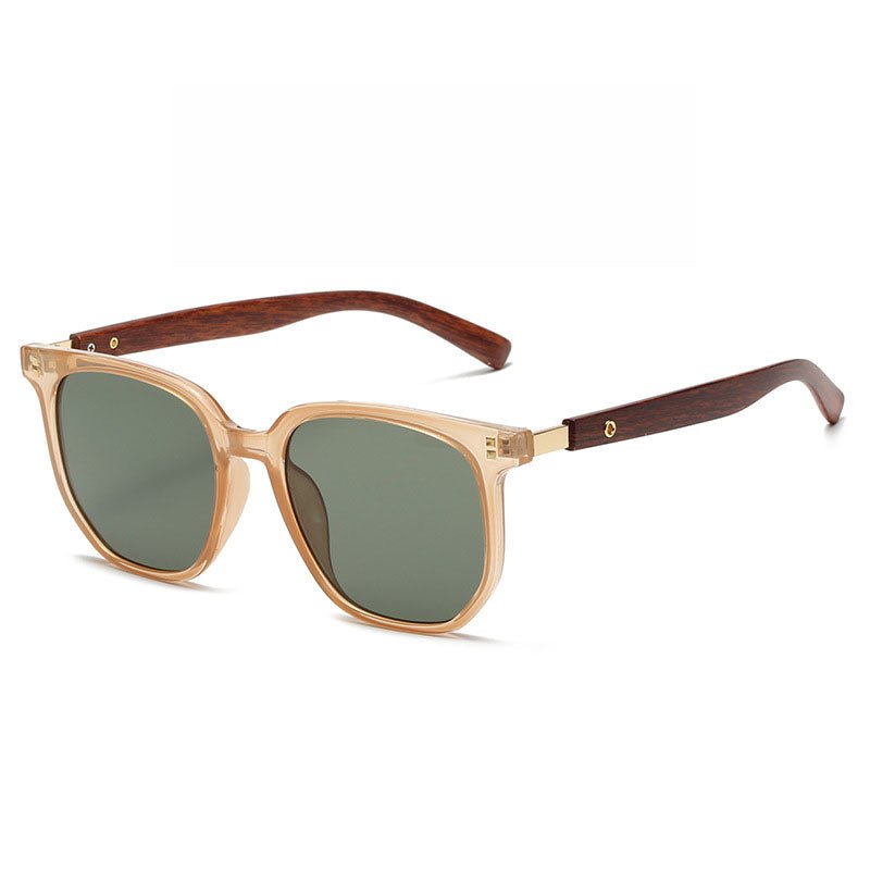 Rowan Sunglasses with Handcrafted Wood Frames for Lightweight Comfort and CE-Certified UV Protection - Hommfer
