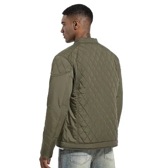 Valmont Veste bomber matelassée avec isolation en coton pour rester au chaud par temps frais et résistante au vent - Hommfer