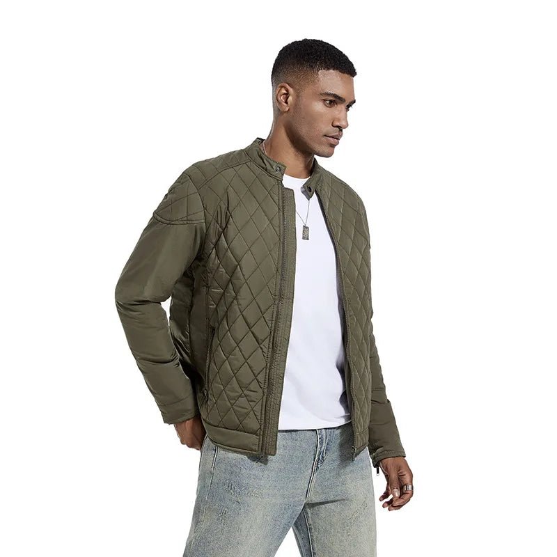 Valmont Veste bomber matelassée avec isolation en coton pour rester au chaud par temps frais et résistante au vent - Hommfer