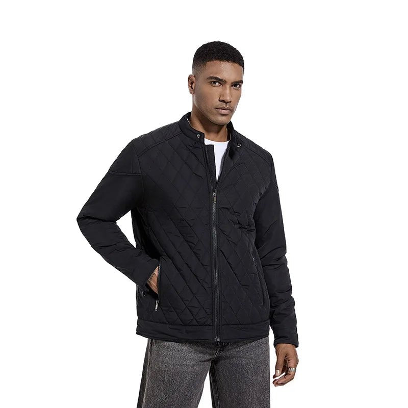 Valmont Veste bomber matelassée avec isolation en coton pour rester au chaud par temps frais et résistante au vent - Hommfer
