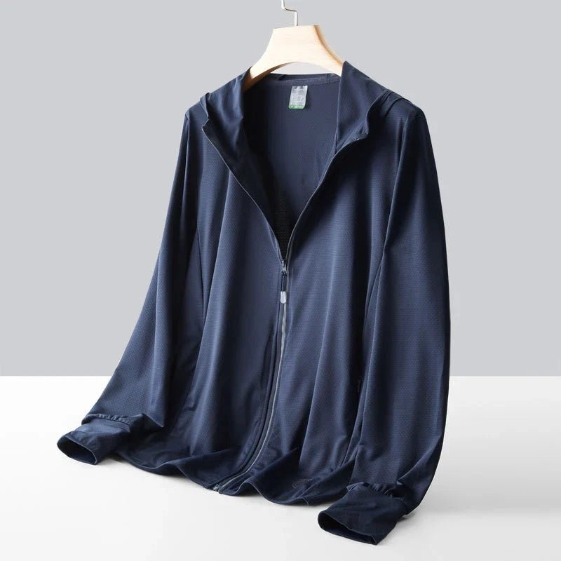 Vela Lightweight Zip Jacket with UPF 50 plus Sun Protection - Hommfer