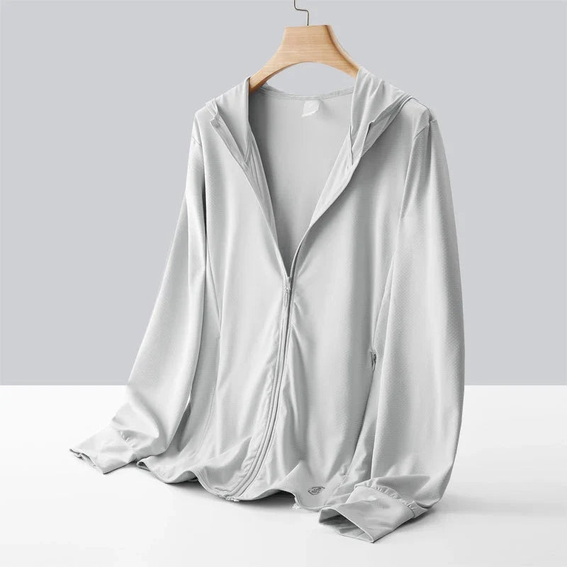 Vela Lightweight Zip Jacket with UPF 50 plus Sun Protection - Hommfer