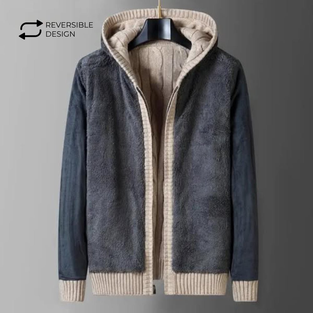 Veste réversible en laine Fairfield - Hommfer