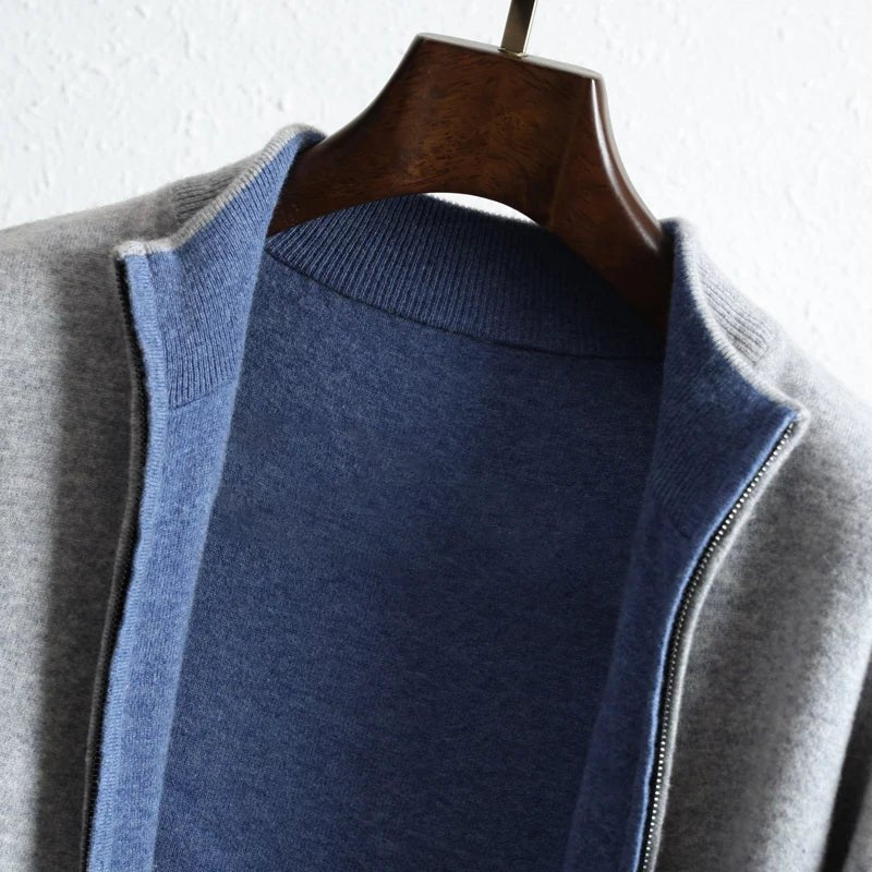 Veste zippée Ellington 100% Cachemire - Hommfer