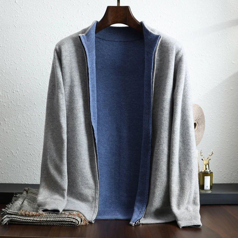 Veste zippée Ellington 100% Cachemire - Hommfer
