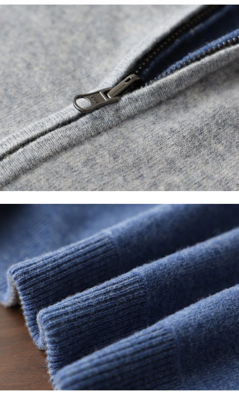 Veste zippée Ellington 100% Cachemire - Hommfer