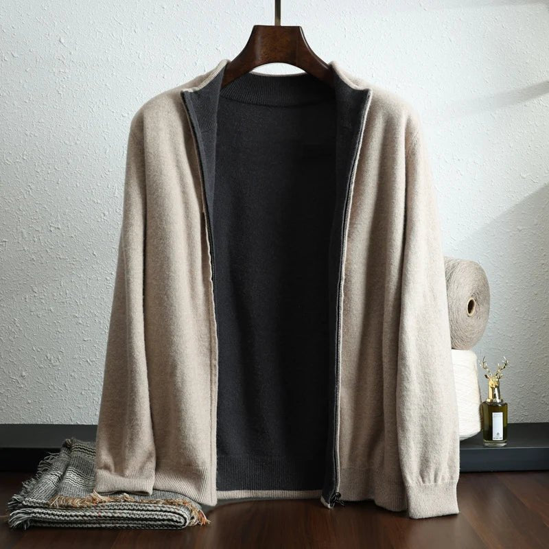 Veste zippée Ellington 100% Cachemire - Hommfer